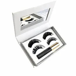Mali 3Pairs 3D visone capelli occhi finti naturali / spessi Lg Eye Les Wi trucco bellezza strumenti Extensi i59Q #