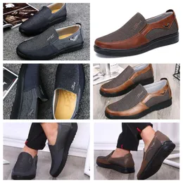 Modell Formale Designer-GAI-Sportschuhe für Herren, schwarze Schuhe, spitze, runde Zehen, Party-Bankett-Anzug, Herren-Business-Absatz-Designerschuh, EUR 38–50, weicher Klassiker