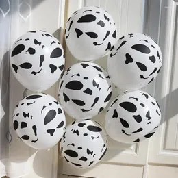 زخرفة الحفلات 50pcs البالون المخصص 2.8G 12 '' 'Cow Printing Latex Balloons Helium Animals Ball Birthder Decord Supplies