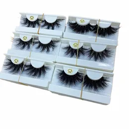 atacado 5/20/30/100 pares 3D Mink Les 25mm olhos falsos em massa fofo dramático Lg Soft L ferramentas de maquiagem beleza 73eZ #