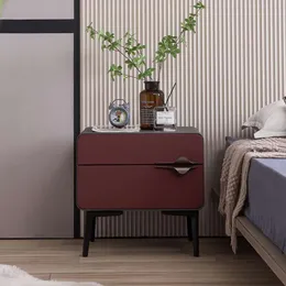 Fukayi Modernt trä med 2 lådor toalettbord lämpliga för sängbord i sovrum, garderober, ingångskanaler och universitets sovsalar