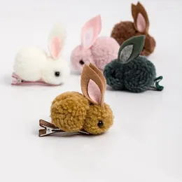 Accessori per capelli 30 pezzi per bambini clip per ragazze peluche carino farcito testa da indossare per le vacanze regali del giorno di Pasqua Halloween