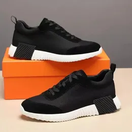 Designer studsande lyxiga mäns casual skor mocka mesh sömmar bekvämt andningsbara par b22 sneakers ljus sula platt b30 löpskor