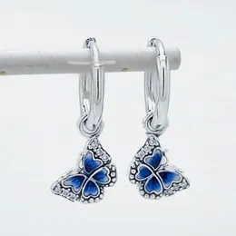 Orijinal 925 STERLING Gümüş Papillon Küpe Stud Jewelry 290778C01 Moda Takı