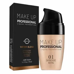 face Foundati Cream Waterproof Lg-lasting Ccealer Liquid Makeup Matte Base Profial Make Up Cosmetics g4YR#