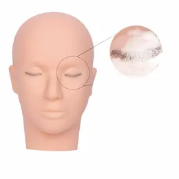 3 Camadas Eyeles Mannequin Head Face Para Prática Falso Eyel Extensis Enxertia L Ferramentas de Treinamento Maquiagem Prática Modelo y7du #