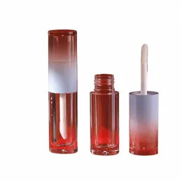 100pcs Gradient Lip Gloss Empty Tubes Refillable Lip Balm Ctainer Lip Glaze Tube with Wand Silice Portable Tool K4V3#