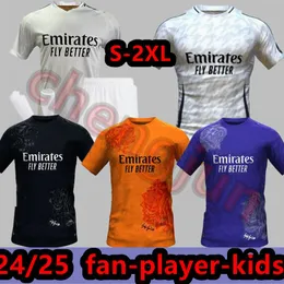 24 25 Fans Spielerversion Fußballtrikots VINI JR BELLINGHAM REAL MaDriDS CAMAVINGA TCHOUAMENI VALVERDE ASENSIO MODRIC Fußballtrikot Männer Kinder Kits 3 Trainingsshirt Y---