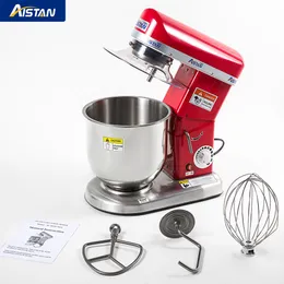 Standblandare 5/7/10 liter. 500W CVT Speed ​​Electric Kitchen Mixer med diskmaskin-säker degkrokar, platta slagare, trådpisk