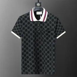 남성 폴로 셔츠 여름 이탈리아 디자이너 남성 옷 짧은 소매 패션 폴로 캐주얼 T 셔츠 여러 색상 사용 가능한 플러스 크기 m-3xl