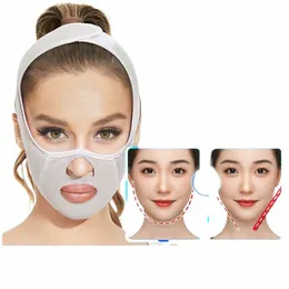 V Face Slister Belt Facial ضمادة ضمادة فرقة فرقة لرفع حزام مكافحة التجميع B09K#