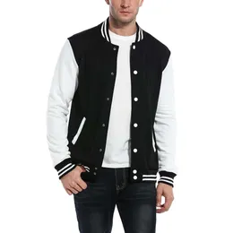 COOFANDY Jaqueta masculina moderna casual slim fit de algodão Letterman jaqueta bomber de beisebol