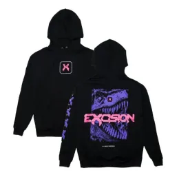 Excision Nexus Tour Lustiger Hoodie Hip Hop Grafik Sweatshirt Poleron Hombre Streetwear Harajuku Trainingsanzug Übergroße Kleidung