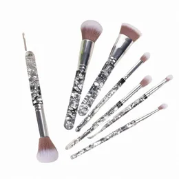 Caliyi 8/10 PCS Liquid Quicksand Makeup Borstes Set Kit Foundati Powder Blush Ccealer Eye Shadow Lip Make Up Cosmetic Tools I0G7#