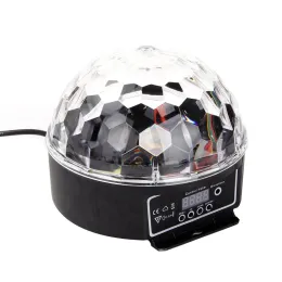 Tools LED RGB Kristall Magic Ball Effektlicht DMX Disco DJ Bühnenlicht für KTV Club Pub Bar Hochzeitsshow Sprachaktiviert