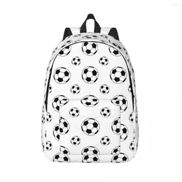 Rucksack mit Fußball-Motiv, für Jungen, Mädchen, Kinder, Schüler, Schule, Büchertasche, Tagesrucksack, Kindergarten, Primärtasche, Outdoor