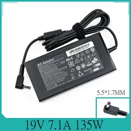 Adapter 135W Acer Nitro 5 AN51552 N17C1パワーアダプターPA113116 19V 7.1a 5.5x1.7mm用アダプタ充電器