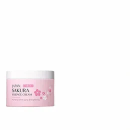 Laikou Sakura Serum och Collagen Face Cream Cherry Blossom Essence fuktgivande blekning krympsporer anti-aging ansikte hudvård H2XB#