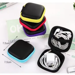 Headphone Data Cable Storage Case Charger Power Bank Rectangular Box EVA Zipper Bag Pocket Pouch