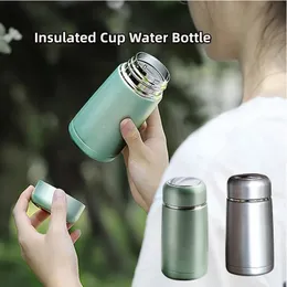 Edelstahl-Kaffeetasse, isolierte Vakuum-Wasserflasche, auslaufsichere Thermoskanne, Reise, Outdoor, für Kinder und Erwachsene, Thermobecher 240311