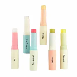 Private Label Lippenbalsam 5g fruchtig feuchtigkeitsspendend feuchte Lippen alle Hauttypen Kosmetik individuelles Logo Make-up Bulk feuchtigkeitsspendend nahrhaft k0wM #