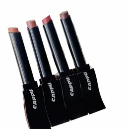 2st högt färgvärde läppglans Small Black Tube Lip Glaze Makeup Set för att förbättra Temperament Lipstick Red Lip Makeup O4FY#