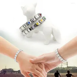 Quiges Charm Link Italiano 9mm Acciaio Inox - Ciondolo Orso Per Bracciale, Gioiello Fai Da Te
