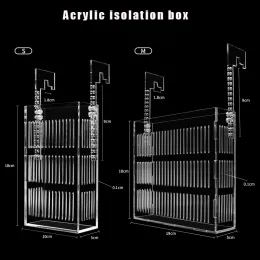 Parts Suspended Transparent Acrylic Breeding Incubator Box Aquatic Grass Planting Guppy Spawning Incubator Fish Shrimp Spawning Room