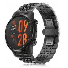アクセサリTicwatch Pro 3 Ultra GPS Smart Watch Band Wristband for Ticwatch Pro 3 LTE/2020/2021/GTXブレスレット用22mmステンレス鋼ストラップ