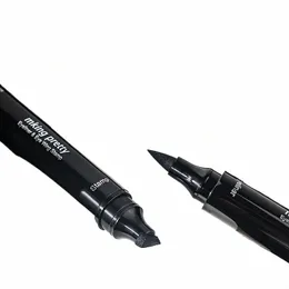 2 in 1 Wings Stamp Eyeliner Pen Doppia testa Seal Eyeliner Pen Lazy Man Two in One Wing Seal Eyeliner Liquid Pen Trucco Cosmetici J4ie #