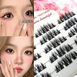 maquiagem segmentada olhos falsos Extensi Eyel DIY Natural Individual Les Soft Tools Reutilizável Natural Fácil de Operar c27h #