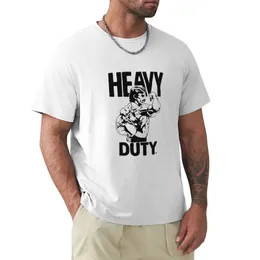 Mike Mentzer Heavy Duty Camiseta lisa preta camisetas roupas masculinas 240311