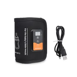 Aquecedor de mamadeira usb, copo de viagem, termostato de leite, bolsa isolada portátil 240322