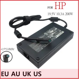 Adapter 19.5V 10.3A 200W 4.5x3.0mm AC -adapter för HP ZBook 17 G5 Omen 15 15T 17 17T Laptop TPNCA03 TPNDA10 ADP200HB B PROWER Laddare