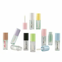 Tubos de brilho labial vazios de marca própria atacado em massa portátil recarregável garrafas de viagem transparente lipgloss maquiagem ctainer j0h7 #