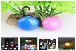 Pet LED Light Pendant Bell Dog Cat Waterproof Illuminated Collars Safety Night Walking Lights Dogs Pendants Flashing Collar XDH0983874164