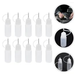 Storage Bottles 30 Pcs Bottled Tip Glue Dispenser Squeeze Lotion Precision Applicator Stainless Steel Needle