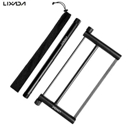 Tools Lixada Multifunctional Folding Wood Saw Aluminium Alloy Hand Saw Portable Mini Garden Bucksaw for Outdoor Camping Survival