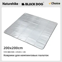 Mat NaturehikeBlackdog Waterproof Aluminum Film EVA Camping Mat Folding Sleeping Pad Picnic Beach Pad Outdoor Travel Mat 200x200cm