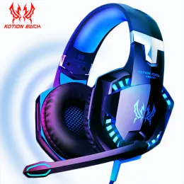 Headphones Game Headphones Gaming Headsets Bass Stereo OverHead Earphone Casque PC Laptop Microphone Wired Headset For Computer PS4 Xbox