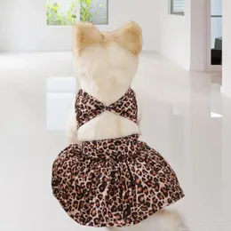 Dog Apparel Pet Bikini Fastener Tape Beach Dress Breathable Bathing Swimwear Print Swimsuit Supplies