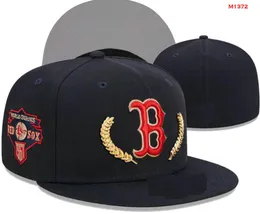 Męski baseball Red Sox Dopasowany rozmiar Hats NY Snapback Hats World Serie