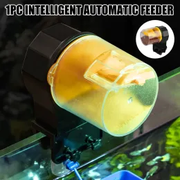 Feeders Automatic Fish Feeder Electric Intelligence MoistureProof Food Dispenser Fish Feeder for Aquarium or Fish Tank xqmgFish Feeders