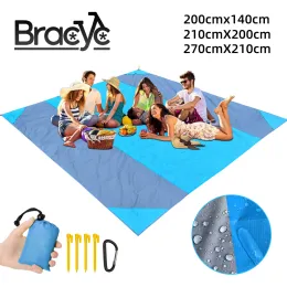 Mat Waterproof Beach Mat Extra Large Outdoor Camping Mat Blanket Folding Sand Free Pocket Mattress Portable Lightweight Picnic Mat