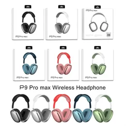 P9 Pro Max Wireless Over-Ear Bluetooth Adjustable Headphones Active Noise Cancelling HiFi Stereo Sound Wireless Microphone