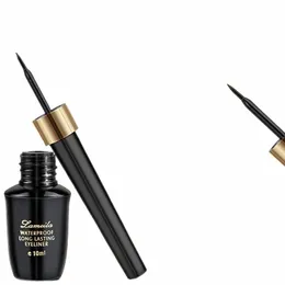 Svart ultrafin liten borsthuvud flytande eyeliner blyerts vattentätt ögonfoder penna ögonmakeup lg-vars eyeliner maquillaje h18c#