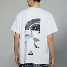Kuzey T-Shirt Yüz Tasarımcı Orijinal Kalite Kadın Tişört Kaju Çiçek Yakışıklı Genç Erkek Öğrenci Saf Pamuk Kısa Kollu T-Shirt Modeli Adam