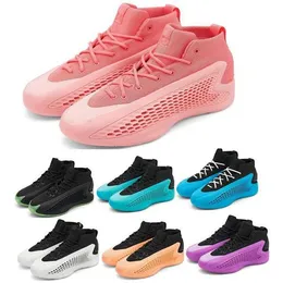 AE 1 AE1 Mens basketskor Sneaker Anthony Edwards Fusion New Wave Stormtrooper With Love Pink Coral Signature 2024 Tennis Athletic Size 40 - 46