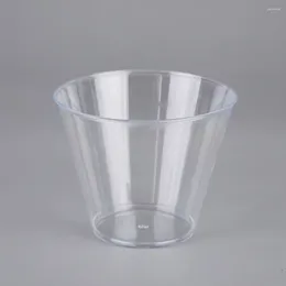 使い捨てカップストロー50 PCSカップ食器ボウルプラスチックカクテルメガネミニテイスティング飲酒容量