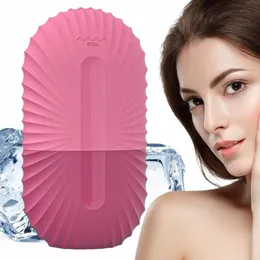 Silice Ice Cube Tray Beauty Lift Ice Roller para Face Massager Ctour Eye Roller Face Ice Mold Reduzir Acne Skin Care Tool 407R #